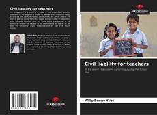 Buchcover von Civil liability for teachers