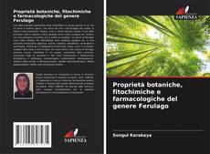 Capa do livro de Proprietà botaniche, fitochimiche e farmacologiche del genere Ferulago 
