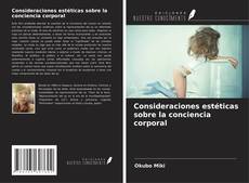 Buchcover von Consideraciones estéticas sobre la conciencia corporal