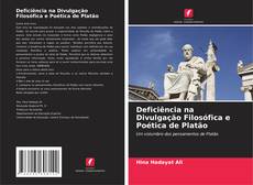 Buchcover von Deficiência na Divulgação Filosófica e Poética de Platão
