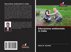 Capa do livro de Educazione ambientale in India 