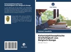 Capa do livro de Kolonialphilosophische Dreifaltigkeit aus Belgisch-Kongo 