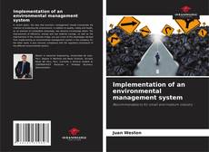 Capa do livro de Implementation of an environmental management system 