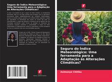 Capa do livro de Seguro do Índice Meteorológico: Uma ferramenta para a Adaptação às Alterações Climáticas? 
