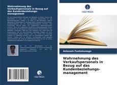 Buchcover von Wahrnehmung des Verkaufspersonals in Bezug auf das Kundenbeziehungs-management