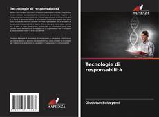 Tecnologie di responsabilità kitap kapağı