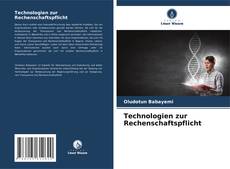 Technologien zur Rechenschaftspflicht kitap kapağı