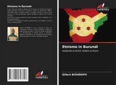 Etnismo in Burundi kitap kapağı