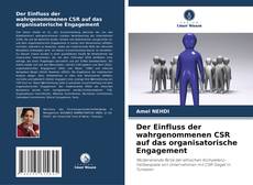 Capa do livro de Der Einfluss der wahrgenommenen CSR auf das organisatorische Engagement 
