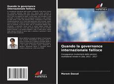 Quando la governance internazionale fallisce kitap kapağı