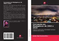 Capa do livro de Corrupção em Madagáscar de 2003 a 2018 