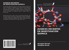 Buchcover von AVANCES RECIENTES EN INVESTIGACIÓN QUÍMICA
