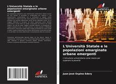 Capa do livro de L'Università Statale e le popolazioni emarginate urbane emergenti 