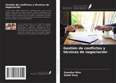 Gestión de conflictos y técnicas de negociación kitap kapağı