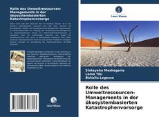Capa do livro de Rolle des Umweltressourcen-Managements in der ökosystembasierten Katastrophenvorsorge 