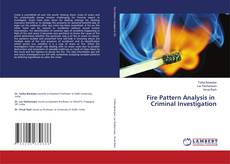 Обложка Fire Pattern Analysis in Criminal Investigation