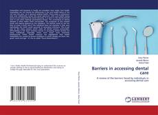 Capa do livro de Barriers in accessing dental care 