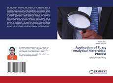 Обложка Application of Fuzzy Analytical Hierarchical Process