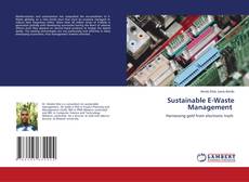 Capa do livro de Sustainable E-Waste Management 