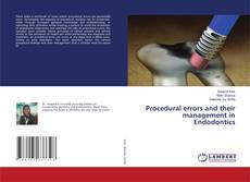 Procedural errors and their management in Endodontics kitap kapağı