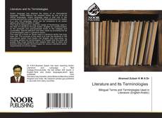 Buchcover von Literature and Its Terminologies