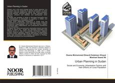 Urban Planning in Sudan kitap kapağı