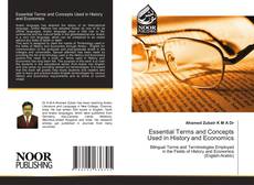 Essential Terms and Concepts Used in History and Economics kitap kapağı