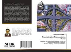 Bookcover of Translating the Transportation World