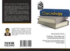 Capa do livro de Cultures, Concepts and Understanding Society 