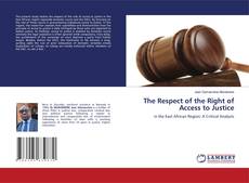 Buchcover von The Respect of the Right of Access to Justice