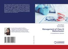 Portada del libro de Management of Class III Malocclusion