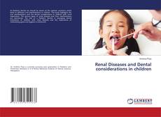 Buchcover von Renal Diseases and Dental considerations in children