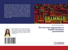 Portada del libro de The two core approaches in English Grammar presentation