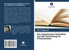 Portada del libro de Ein historischer Rückblick auf die Forschung im Finanzwesen