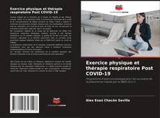 Portada del libro de Exercice physique et thérapie respiratoire Post COVID-19