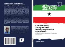 Capa do livro de Сомалиленд заслуживает международного признания 