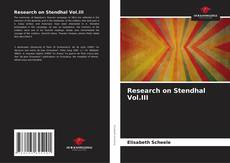 Borítókép a  Research on Stendhal Vol.III - hoz