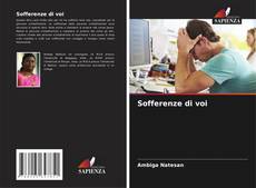 Capa do livro de Sofferenze di voi 