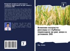 Bookcover of Влияние возраста рассады и глубины пересадки на рис аман в условиях SRI