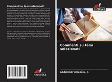 Capa do livro de Commenti su temi selezionati 