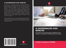 Capa do livro de A GOVERNAÇÃO DOS BANCOS 