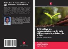 Bookcover of Estimativa de macronutrientes do solo utilizando a teledetecção e SIG