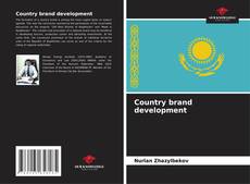 Bookcover of Country brand development