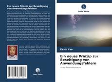 Capa do livro de Ein neues Prinzip zur Beseitigung von Anwendungsfehlern 