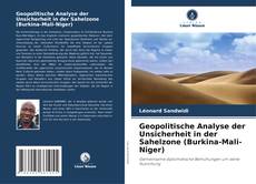 Capa do livro de Geopolitische Analyse der Unsicherheit in der Sahelzone (Burkina-Mali-Niger) 