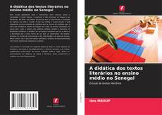 Buchcover von A didática dos textos literários no ensino médio no Senegal