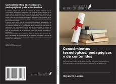 Buchcover von Conocimientos tecnológicos, pedagógicos y de contenidos