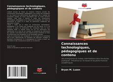 Buchcover von Connaissances technologiques, pédagogiques et de contenu