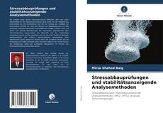 Stressabbauprüfungen und stabilitätsanzeigende Analysemethoden kitap kapağı