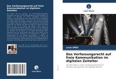 Portada del libro de Das Verfassungsrecht auf freie Kommunikation im digitalen Zeitalter